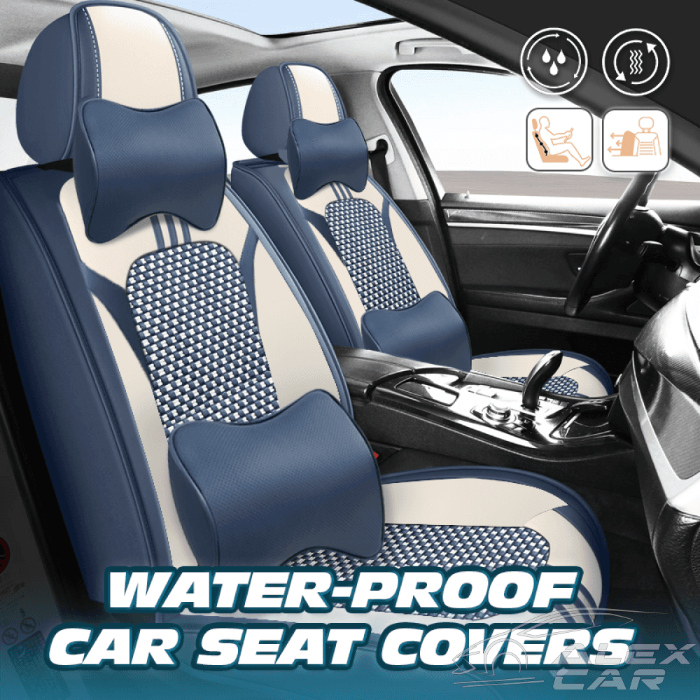 Alexcar James 2024 Full Set Universal Breathable Waterproof Vehicle Leather Cover for Cars, SUV